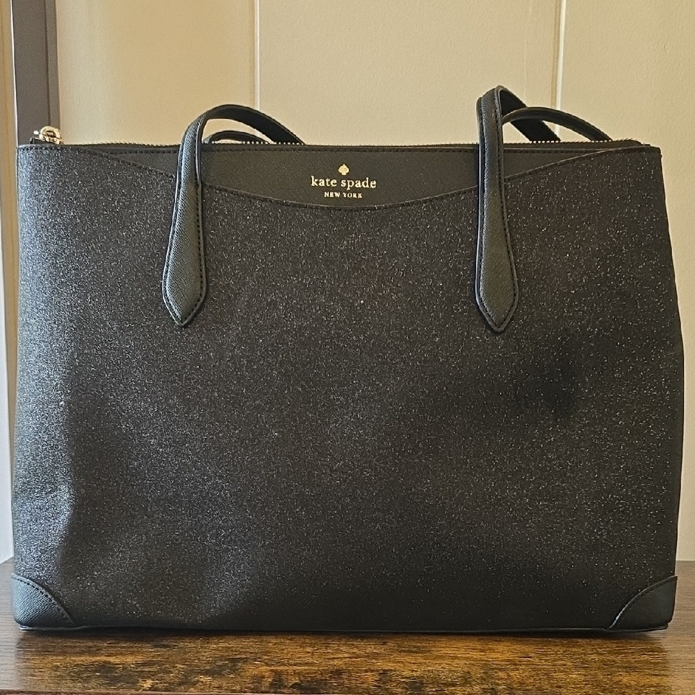 Kate Spade Black Saffiano Leather Tote